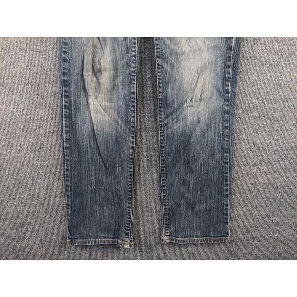Lee Modern Series Straight Fit Straight Leg Jeans Size 30x30 Blue Denim - Picture 7 of 11